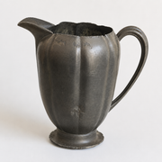 Vintage French Pewter Pitcher